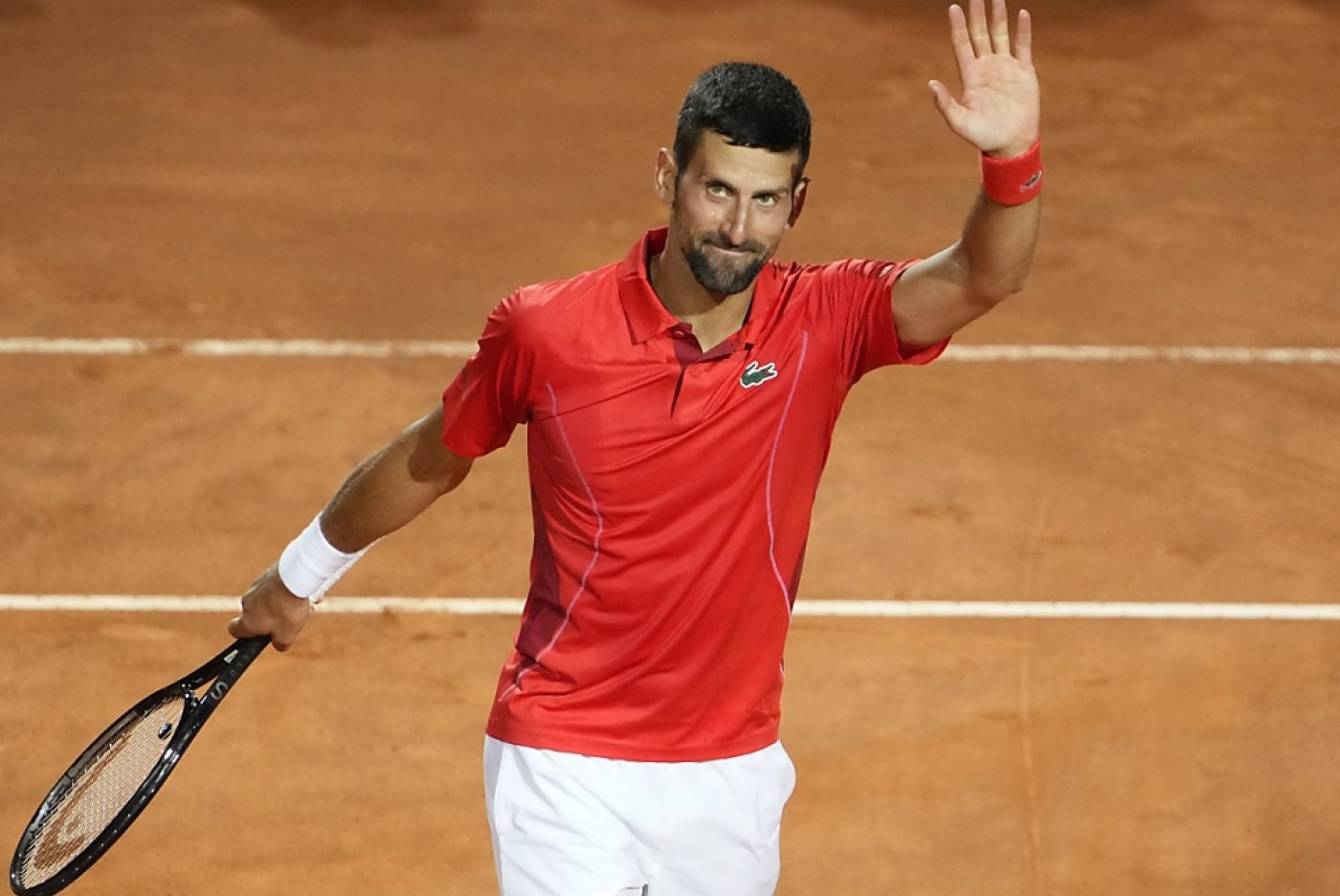 Novak Djokovic: une victoire mais aussi une belle frayeur. KEYSTONE