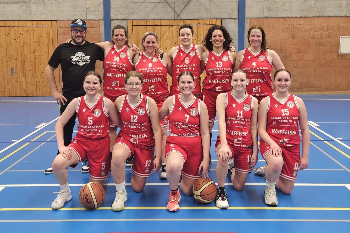 L'équipe féminine de JuraBasket coachée par Cédric Maître boucle la saison à la 4e place du classement de 3e ligue.